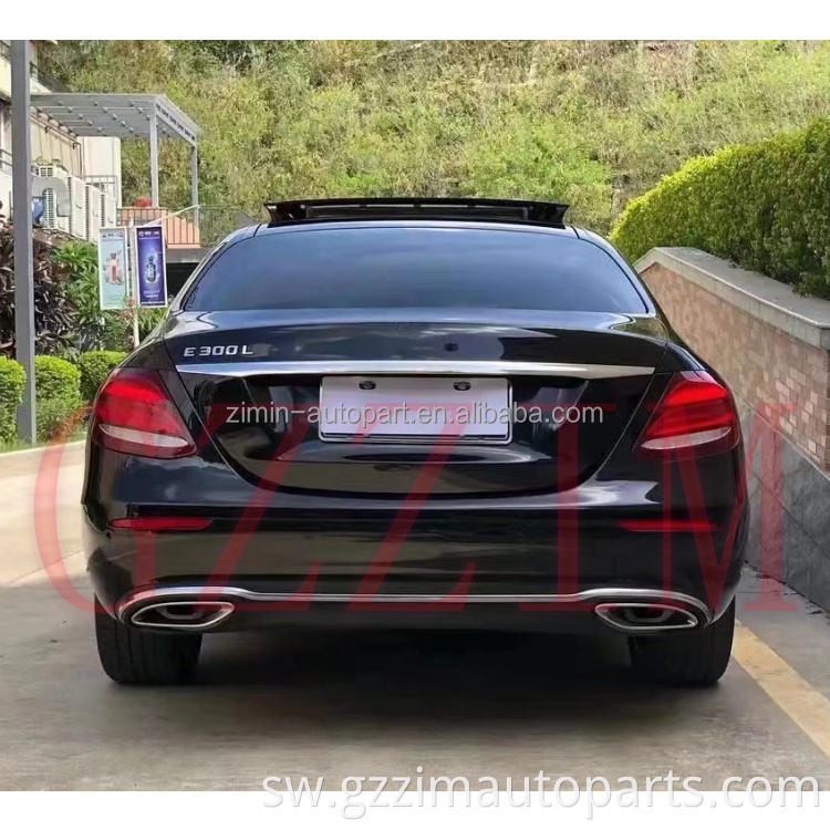 2018 PP Plastiki Front Kit Sehemu za Kuboresha Sehemu za E darasa W213 2016-2020 Kuboresha hadi 2022